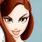 A 48x48 pixel buddy icon split into two sections: a cartoon woman's face on the left and green text reading "Original Icons .com" on the right against a dark green background.