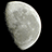 A pixelated moon-like object on black background next to green pixelated text reading 'you're out of this world!' on white background.