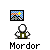 Pixel art character with white head and green outfit, multiple instances arranged in with speech bubbles containing text like "No wonder they chose a hobbit..." and "I feel used", some holding red objects