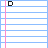 Pixelated text on lined paper with a red heart symbol, showing repeated phrases and partial words.