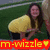 A person in a yellow shirt and black shorts poses on grass with one hand extended, while red text overlays the lower portion of the image.