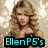 A static image of a woman with long wavy blonde hair wearing a dark top, with text overlays in cyan and green.