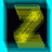 Animated contact sheet of a yellow Z-shaped icon in various styles and states across 8 frames arranged in a 3x3 grid with one empty cell.