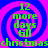 Green text on a blue and pink spiral background reads '12 more days till christmas' in four identical arranged in a