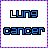 A 4x4 contact sheet of animated frames showing pixelated text variations for lung cancer awareness and inspirational words like hope, courage, bravery, and endurance.