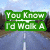 Green text on a road background with trees and sky, displaying lyrics from 'You Know I'd Walk A Thousand Miles If I Could Just See You Tonight'.