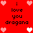 Red background with pixelated text and heart symbols arranged in a pattern, featuring alternating light pink and white hearts