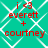 Red text on a teal background with white lattice pattern displays 'i <3 everett + courtney' in four identical quadrants.