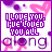 identical pixelated icons featuring purple text 'I LOVE YOU I'VE LOVED YOU ALL ALONG' over pink and white background with heart shapes