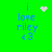 Green background with blue text 'i love riley <3' and four distinct white pixel animations: a heart, starburst, circle of dots, and static dot cluster.