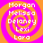 Four identical pixelated display a spiral pattern with names listed vertically over it