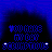 Blue and black animated icon with pixelated text reading "YOU ARE MY BFF" in the center, surrounded by repeating "SCRUPTIOUS" text below.