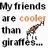 Pixelated text and giraffe graphic arranged in a with black, brown, and beige tones on white background