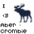 Pixelated dark blue moose icon with large antlers, standing in profile view facing left on white background.