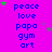 A static digital image with a bright pink background displays repeated text and star symbols in blue, green, and purple.