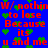 Blue background with red text repeating 'W/ nothin to lose Because its u and me' surrounded by green heart shapes.