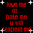 Red pixelated text on black background with white starbursts, repeating 'love me or hate me u will respect me' in two