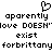 Pixelated black text on white background with a heart symbol above, showing repeated text phrases in two
