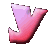 Four pixelated pink and purple arrow-shaped icons arranged in a on gray background, each with distinct orientation