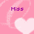 Pink background with white hearts and swirling patterns, featuring text labels in various colors above each heart.