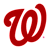 Red stylized 'W' logo on light gray background with subtle pink pixel artifacts near bottom-right corner.