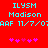 Red background with cyan text reading ILYSM Madison and AAF 11/7/07, plus pink star-like symbols at the bottom.