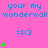 A static image with a bright pink background displays repeated blue text and green heart symbols in a pattern