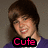 A person with brown hair in a purple shirt appears in four with text overlays reading "Cute" and "Copyright Alexa18"