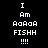 Pixelated text animation cycles through highlighted lines on a black background with light blue rectangular overlays.