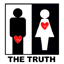 A contact sheet of three animated frames showing a black male stick figure and white female stick figure with red hearts on their torsos, each frame displaying different background color arrangements for the figures' sections.