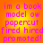 Static image with bright orange-yellow gradient background and repeated pink text reading "im a book model ow papercut fired hired promoted!" in pixelated font.