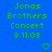 Green text on blue background reads "Jonas Brothers Concert 8.11.08" with a small green heart symbol below the text.