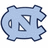 Light blue pixelated shape with dark blue outline, featuring two white triangles and one oval on its surface.