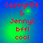 Red text on blue-green gradient background with four identical showing 'CaseyM14 & Jennyc bffl cool' text, each has a distinct green glow position