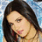 Two pixelated celebrity portraits on a blue background with text below each portrait.