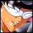 Pixelated anime-style character with orange hair and white headband, next to text reading "AnimeIM" and "com" on black background.