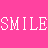 A 48x48 pixel animated contact sheet with six frames showing yellow smiley faces on black backgrounds and pink text panels, arranged in a 3x2 grid.