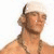 Pixelated animated contact sheet showing Eminem in a white cap, chain necklace, and sleeveless shirt with visible tattoos on arms and chest.