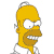 Pixelated yellow cartoon character with large white eyes, gray limbs, and a wide open mouth showing teeth, standing against a white background.