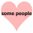 Six heart-shaped and one beach scene graphic with text about people entering hearts, leaving footprints, and changing lives.