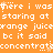 Orange background with white pixelated text repeating phrases like 'there i was' and 'orange juice' in a pattern, with small white star-like shapes scattered throughout