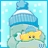 Animated Care Bear icon showing a blue-hatted bear with yellow star face in snow, text "I'm COLD" on some frames.