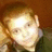 Pixelated image of a person with light hair against brown background, next to black with white pixel text reading '8-15-07 I Lovee Youu Johnn'