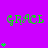 Green text 'GRACE' and small green asterisks on a solid purple background with a gray rectangle in the bottom right corner.