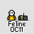 Pixel art animation of a yellow-shirted figure with white head and black eyes interacting with two radio-like devices, each showing green and red indicators.