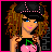 Animated contact sheet of a pixel art character with changing text and partial body visibility on black background.