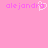 Pixelated pink background with two instances of the name "alejandra" in matching pink text, one featuring a heart symbol replacing the 'o' at the end.