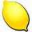 A yellow lemon-shaped icon with a brown outline on a white background, next to blue text on a bright blue background reading "If Life Gives You Lemons, Make Your Own Damn Lemonade" and "Throw Them Back And Say...".
