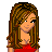 Pixel art contact sheet showing multiple frames of a female character in red top and blue jeans with text overlays about a boyfriend.