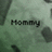 Pixelated static image with dark text reading 'Hommy' on a muted greenish-gray background with darker pixel clusters.